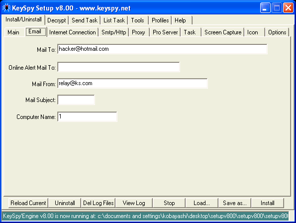 KeySpy 8.00