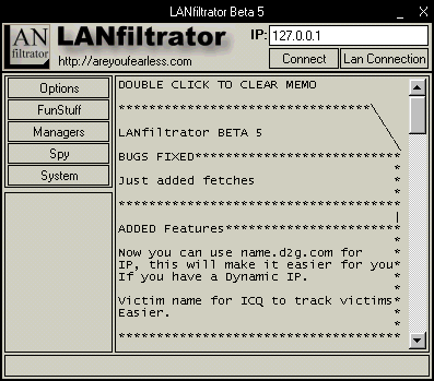 LANfiltrator Beta 5