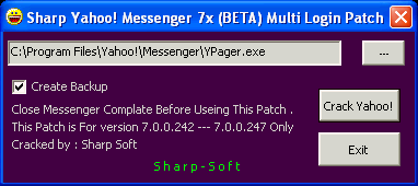 Sharp Yahoo! Messenger