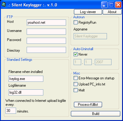 Silent Keylogger 1.0