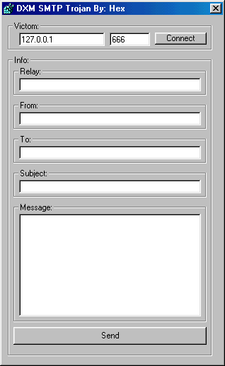 DXM SMTP Trojan