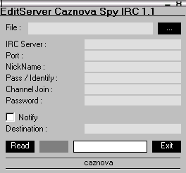 Caznova IRC Spy 1.1