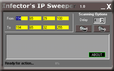 Infector`s IP Sweeper