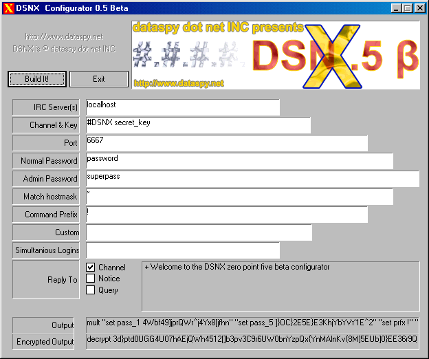 DataSpy Network X 0.5 beta