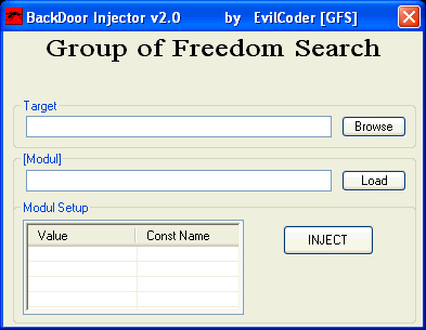 BackDoor Injector 2.0