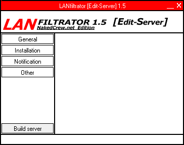 LANfiltrator 1.5 BetaIII