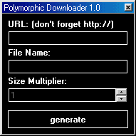 Polymorphic Downloader 1.0