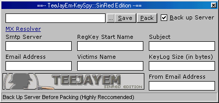 TeeJayEm Keylogger 1.0 (a)