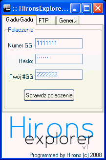 Hirons explorer