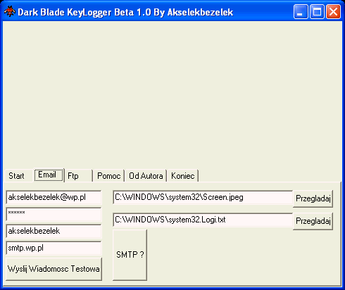 Dark Blade KeyLogger