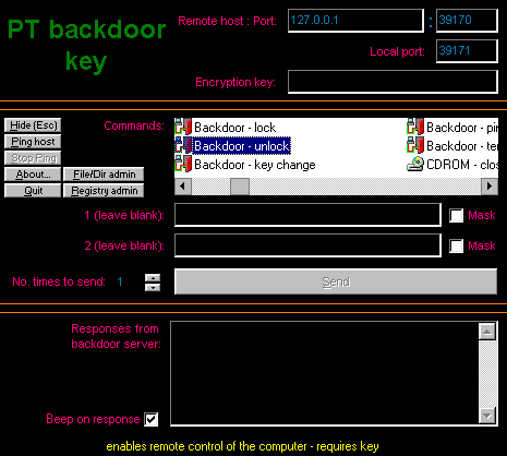 PT backdoor