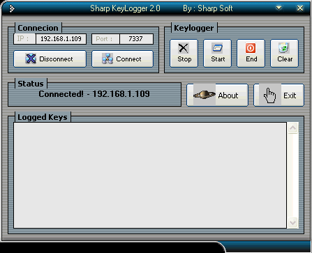 Sharp KeyLogger 2.0