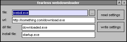 Fearless Webdownloader 1.0