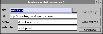 Fearless Webdownloader 1.1